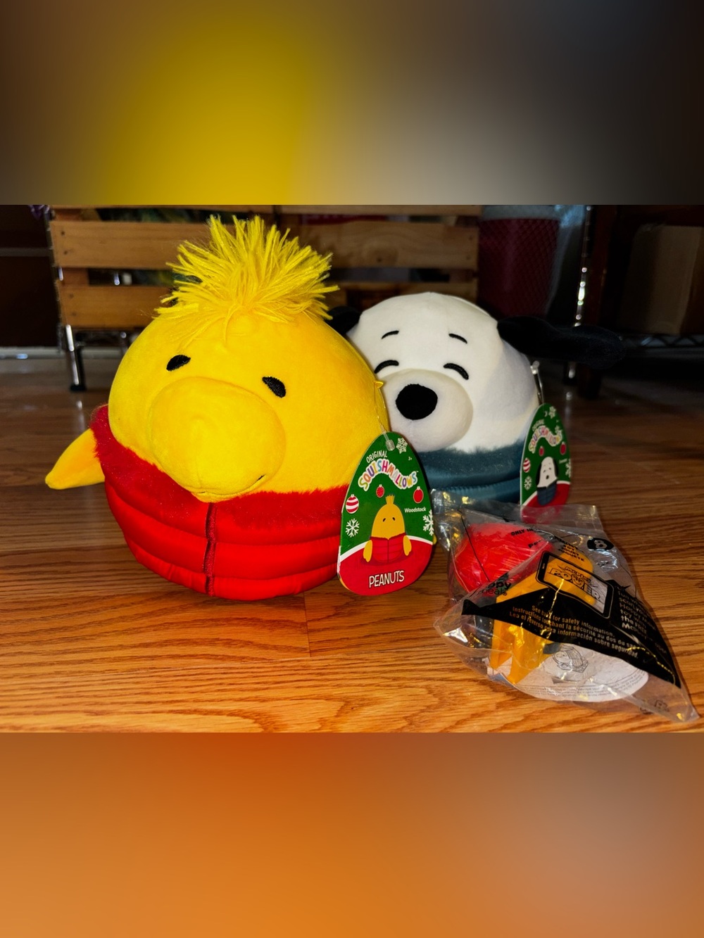 Peanuts Woodstock & Snoopy squishmallows